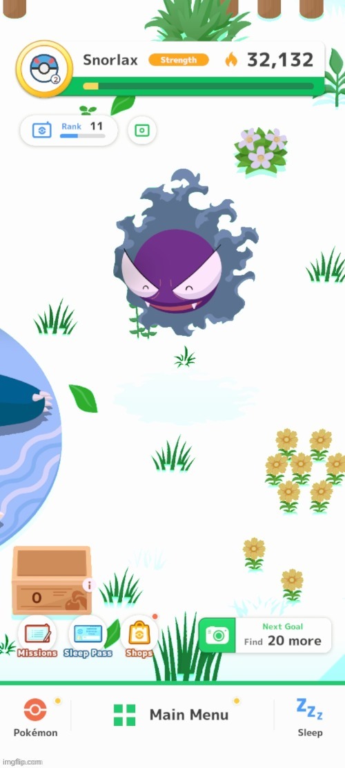 First shiny in Pokemon sleep!!! Its name is Cashew to go with my Eevee named Pecan!(Gonna evolve it into Sylveon) | made w/ Imgflip meme maker