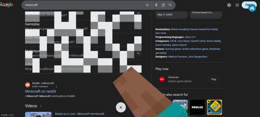 totally legit minecraft | made w/ Imgflip meme maker