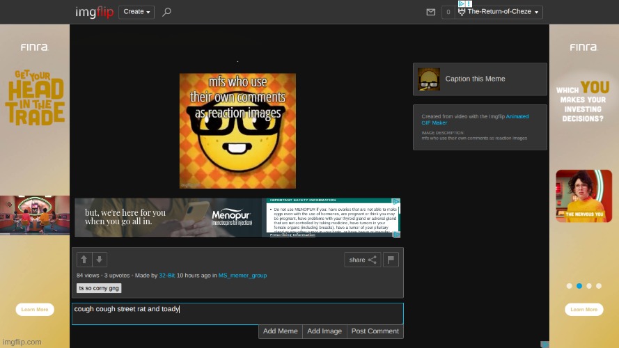 like bro the ads cant be this bad | made w/ Imgflip meme maker