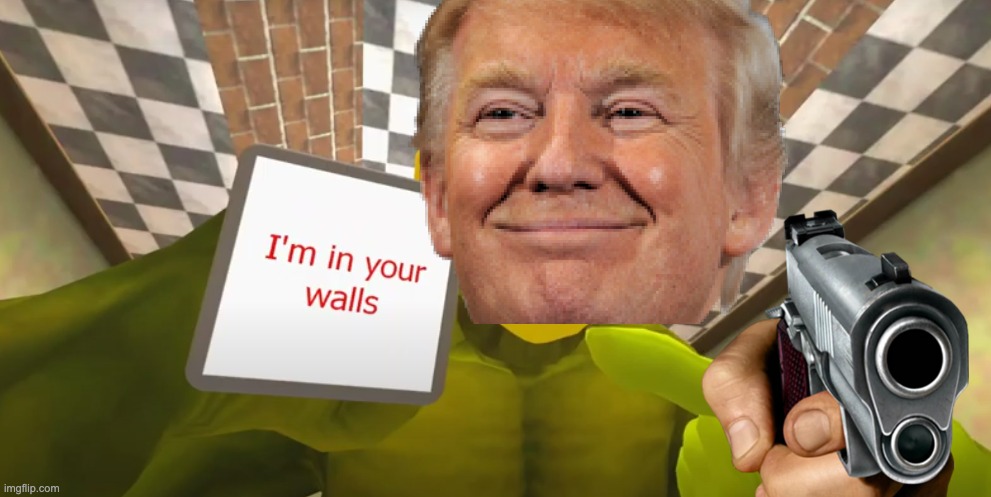 I'm In Your Walls SMG4 Koopa | image tagged in i'm in your walls smg4 koopa | made w/ Imgflip meme maker