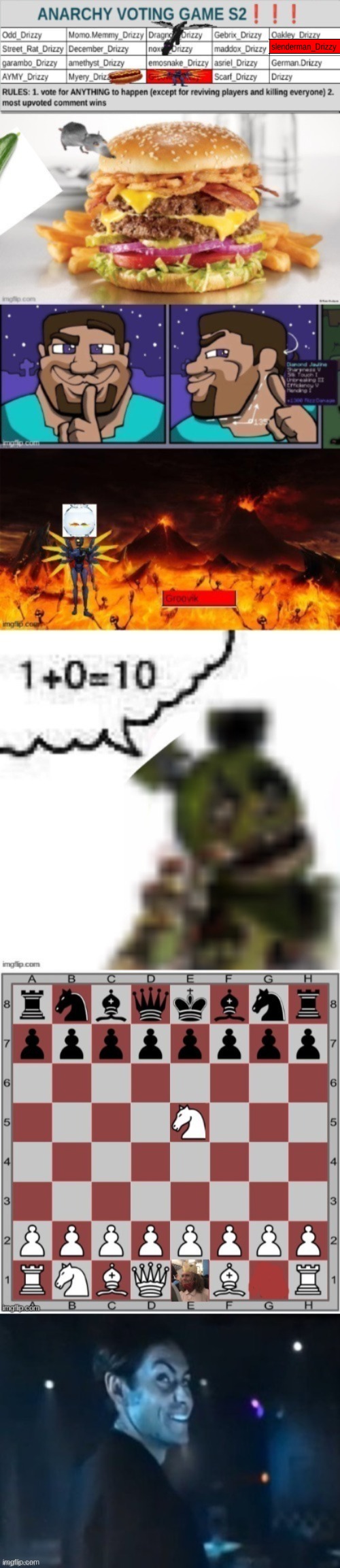 you didn't collect his pages so Slenderman dies, goofy ass shot of Michael afton | made w/ Imgflip meme maker