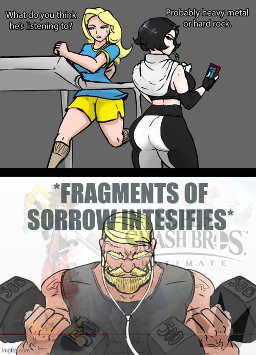 I love Kingdom Hearts | *FRAGMENTS OF SORROW INTESIFIES* | image tagged in i wonder if what he s listening to,kingdom hearts | made w/ Imgflip meme maker