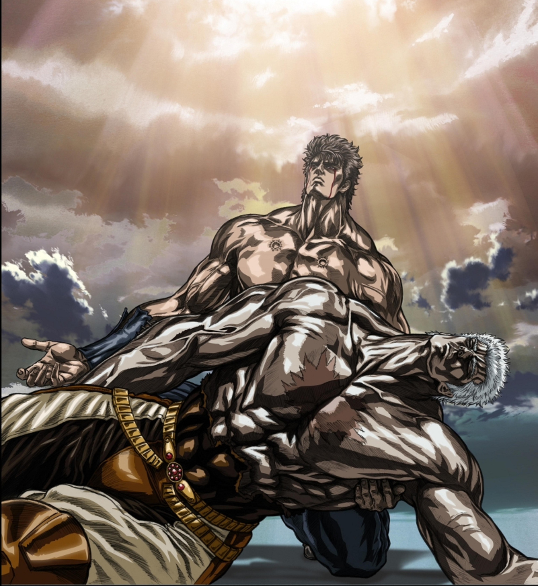 Raoh Death Blank Meme Template