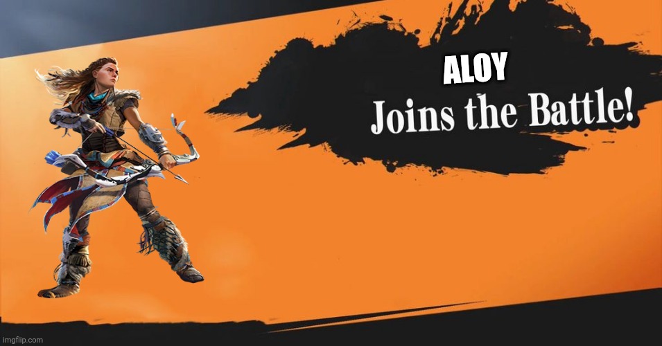 Smash Bros. | ALOY | image tagged in smash bros,aloy,horizon,sony,playstation | made w/ Imgflip meme maker