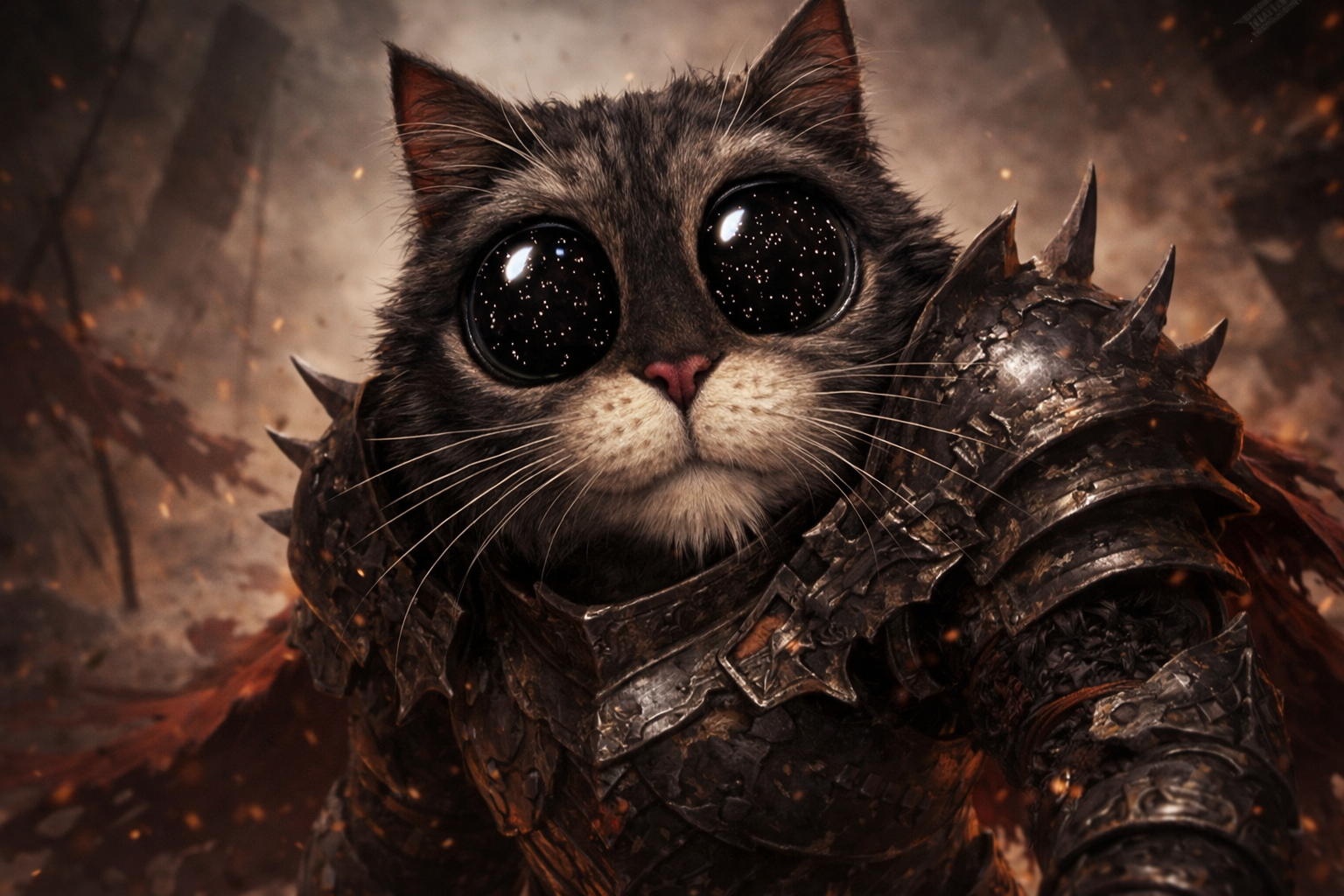 Sir whiskerion Blank Meme Template