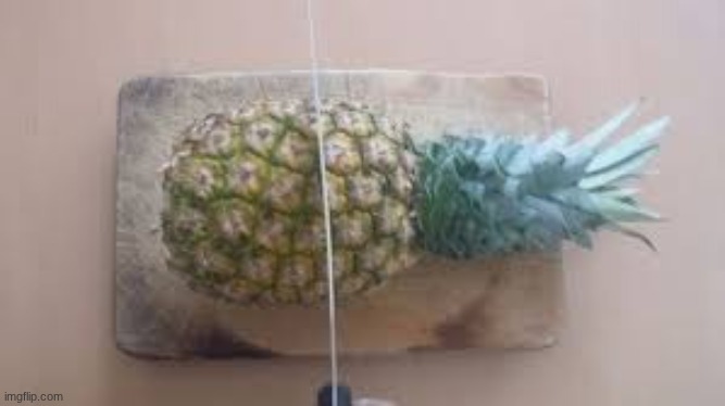 About to decapitate a pineapple | image tagged in about to decapitate a pineapple | made w/ Imgflip meme maker