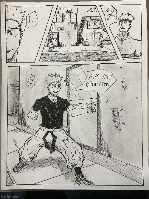 I'm trying to put more effort into backgrounds, also Sketchy, I wanted you to try and make the next page, since it's your OC | image tagged in art,drawing | made w/ Imgflip meme maker