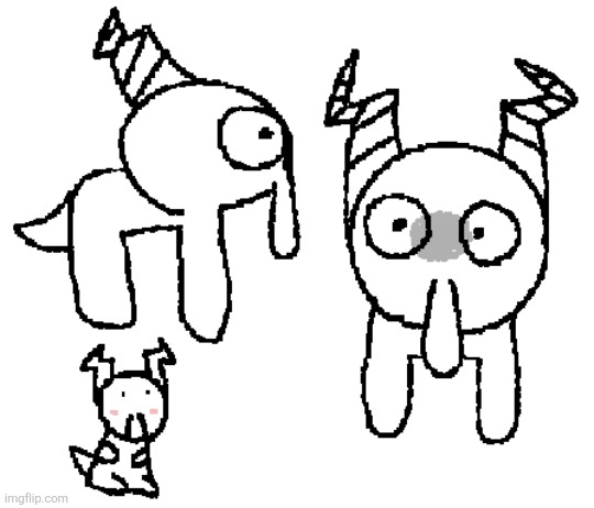 drew this thing in 10 minutes, idk what it is but I love it | made w/ Imgflip meme maker