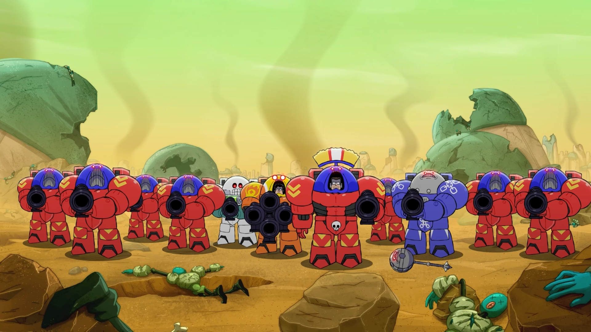 Space King gun pointing Blank Meme Template