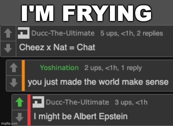 I'M FRYING | made w/ Imgflip meme maker