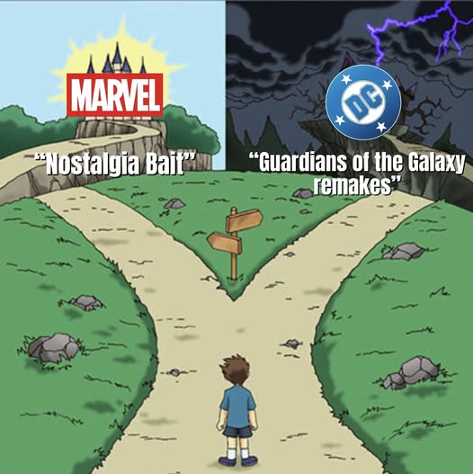 2 Garbage dumps Blank Meme Template