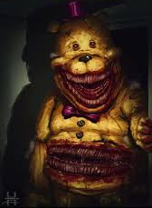High Quality Cursed Fredbear Blank Meme Template