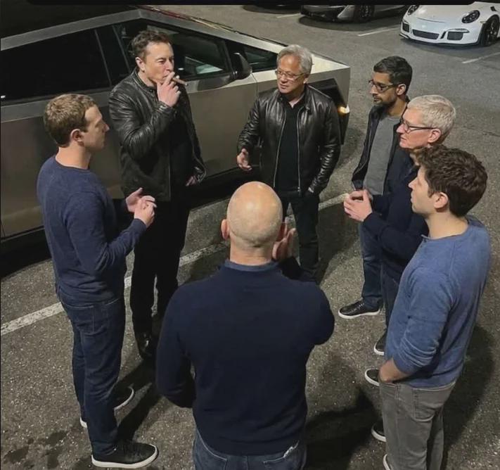 Tech CEOs Blank Meme Template