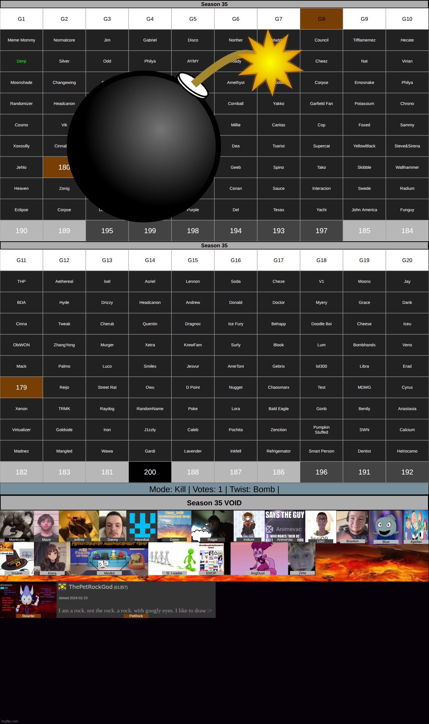 A rejoin will happen around the top 150. BOMB someone on g8. | made w/ Imgflip meme maker
