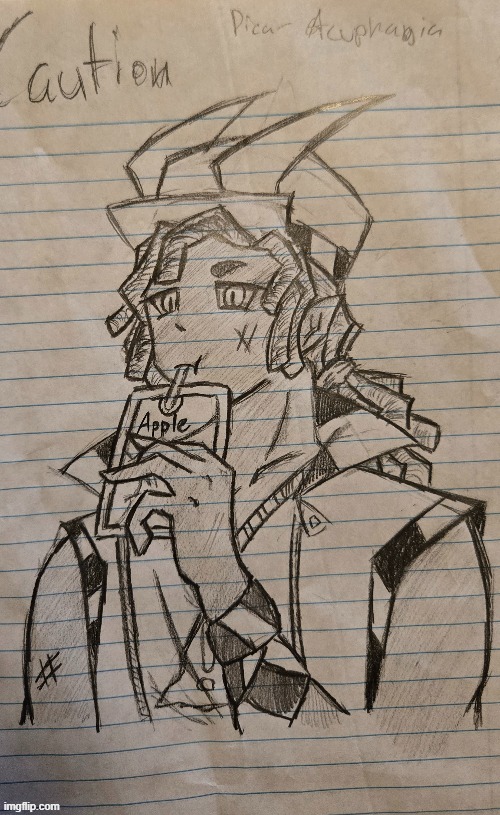 (PHIGHTING OC) Caution my chaos gremlin turned anime :> | made w/ Imgflip meme maker