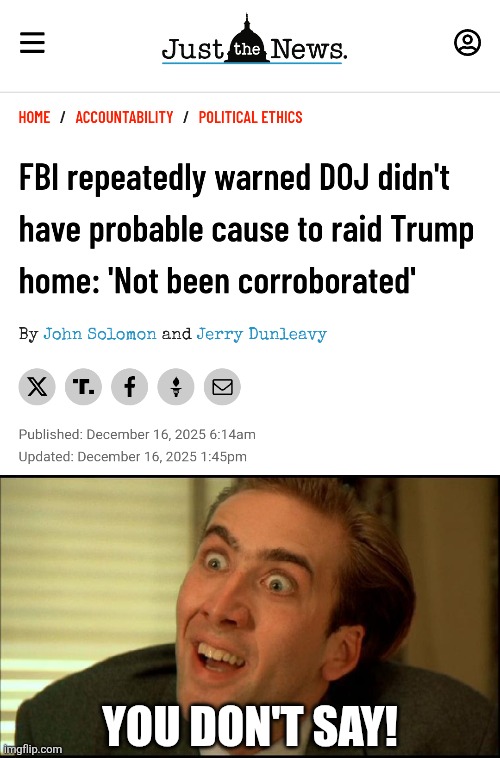 shocked and surprised | YOU DON'T SAY! | image tagged in you don't say - nicholas cage | made w/ Imgflip meme maker