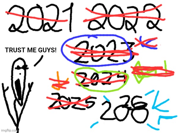 "this stream will die in 2026" | TRUST ME GUYS! | image tagged in msmg | made w/ Imgflip meme maker