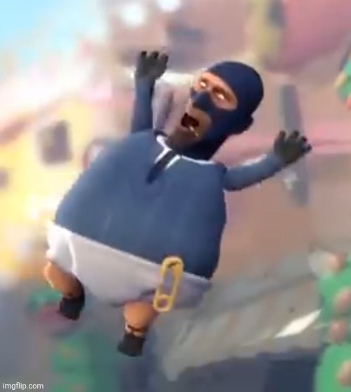 Spy baby | image tagged in spy baby | made w/ Imgflip meme maker