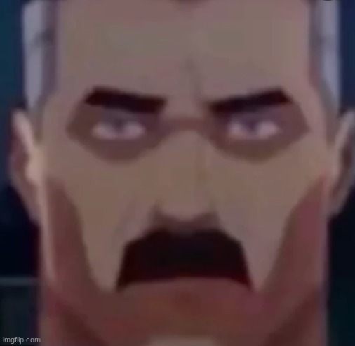 just fucking kill me at this point | image tagged in omni man stare | made w/ Imgflip meme maker