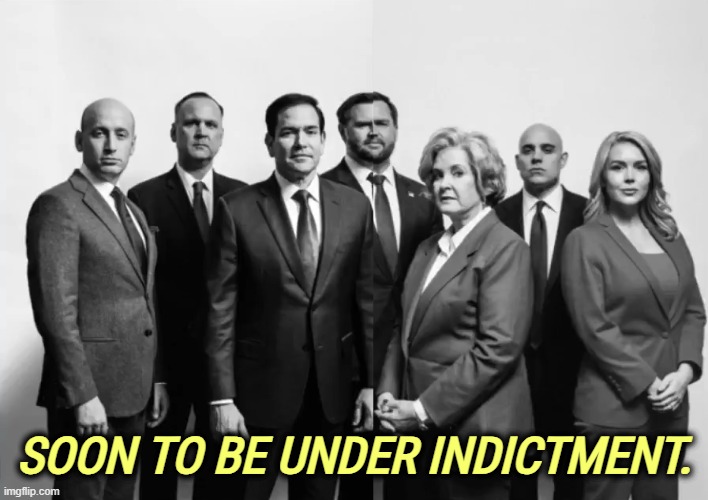 The Marie Antoinette Caucus. | SOON TO BE UNDER INDICTMENT. | image tagged in trump,cabinet,advisors,incompetence,idiots,criminals | made w/ Imgflip meme maker