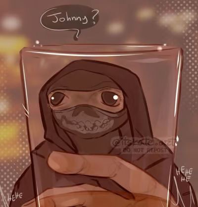 Ghost glass Blank Meme Template