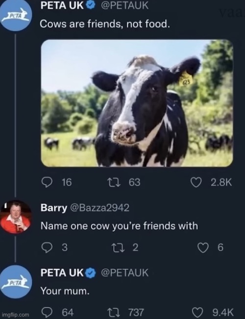 PETA actually having a sense of humor | made w/ Imgflip meme maker