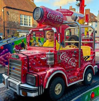 Coca-Cola Truck Mexican Fair Ride Blank Meme Template