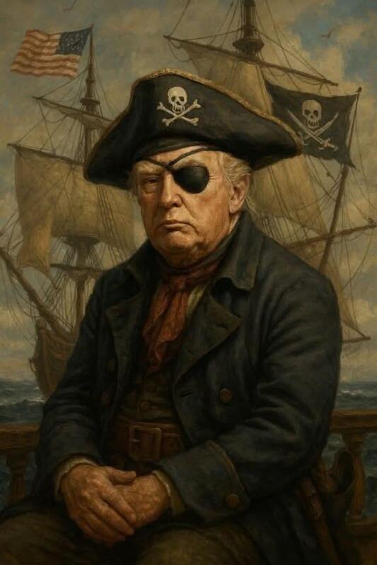 Pirate Trump Blank Meme Template