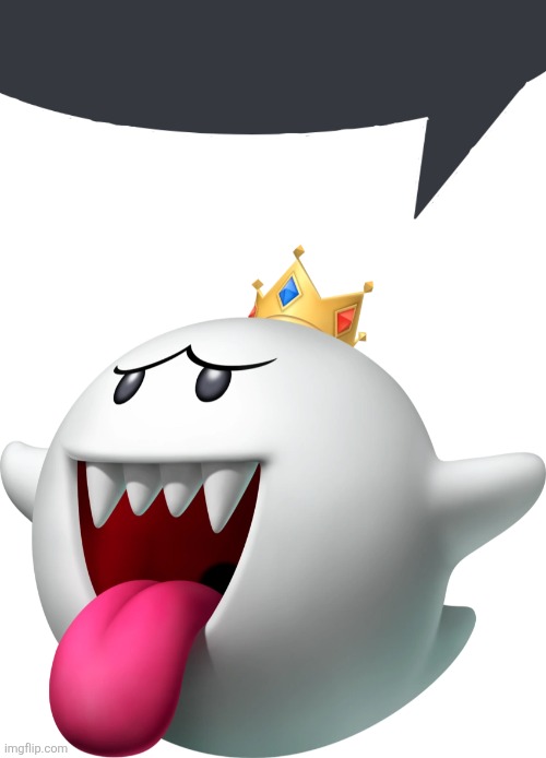 image tagged in discord speech bubble,king boo | made w/ Imgflip meme maker