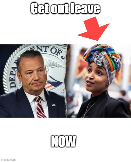 PULL her papers send her home,shes a enemy agent. | Get out leave; NOW | made w/ Imgflip meme maker