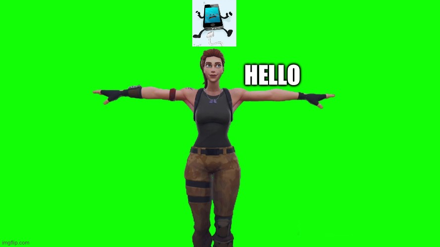 Get Fortnited Lol XD | HELLO | image tagged in not funny fortnite t pose top text bottom text,fortnite,mephone,inanimate insanity | made w/ Imgflip meme maker