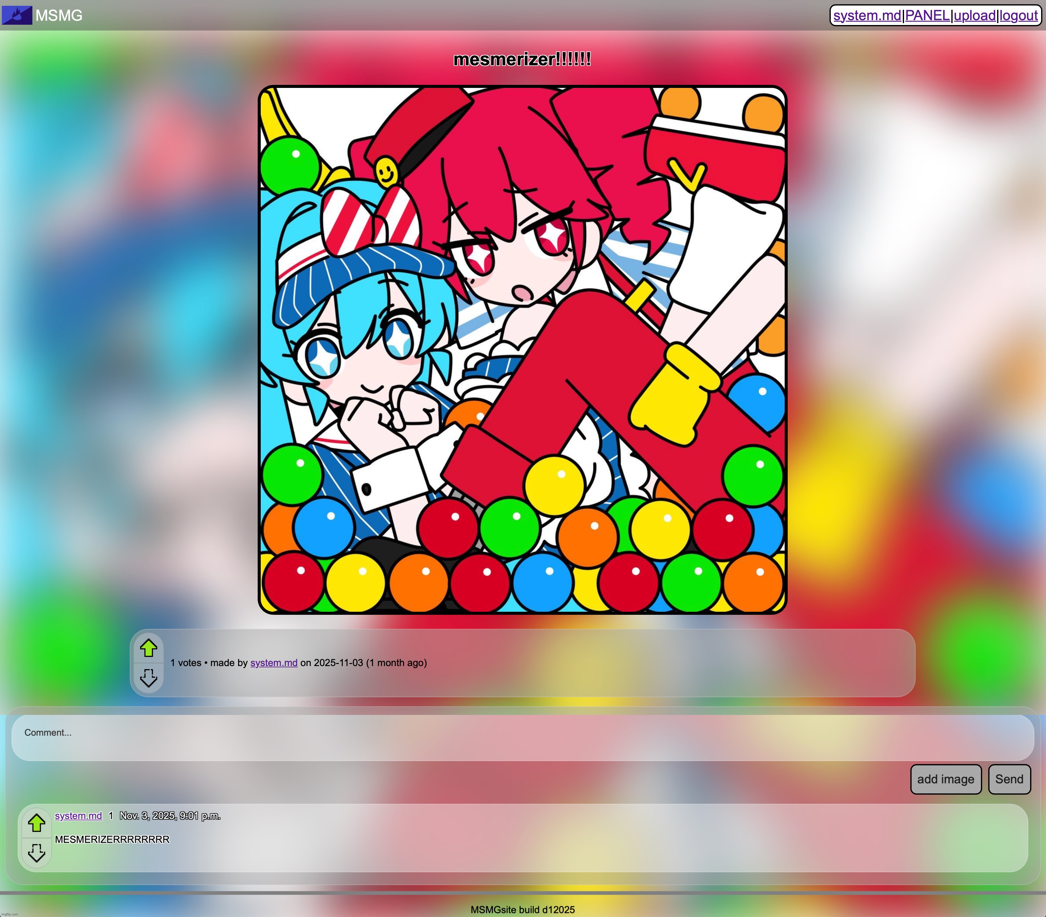 MSMGsite build d12025 screenshot | made w/ Imgflip meme maker