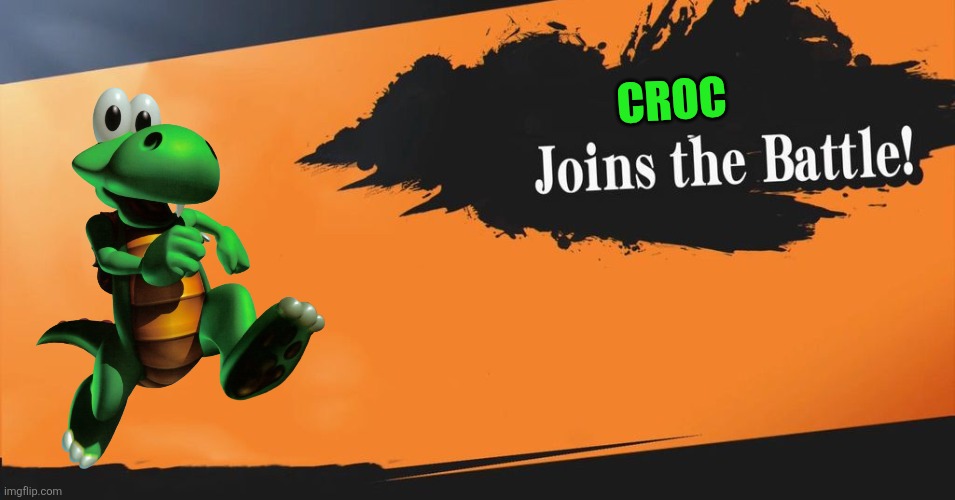 What if Croc joins the Smash Bros.? | CROC | image tagged in smash bros,croc,argonaut games | made w/ Imgflip meme maker