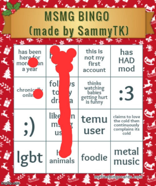 sam's msmg bingo | image tagged in sam's msmg bingo | made w/ Imgflip meme maker