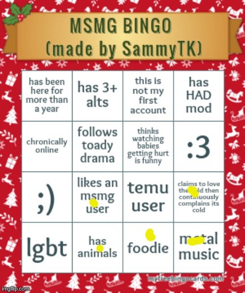Stalemate again | image tagged in sam's msmg bingo | made w/ Imgflip meme maker