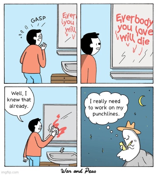 War and Peas | image tagged in comics,war and peas,ghost | made w/ Imgflip meme maker