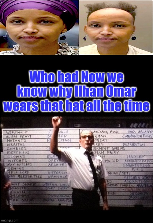 OK before you say anything, remember how DEM/ Libs portray Trump. | Who had Now we know why Ilhan Omar wears that hat all the time | image tagged in ok who had | made w/ Imgflip meme maker