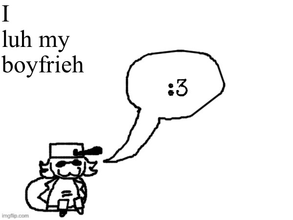 Gm cheez x nat ship name | I luh my boyfrieh | image tagged in ducc-the-ultimate's creature announcement temp | made w/ Imgflip meme maker