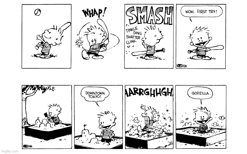 image tagged in calvin and hobbes,comics | made w/ Imgflip meme maker