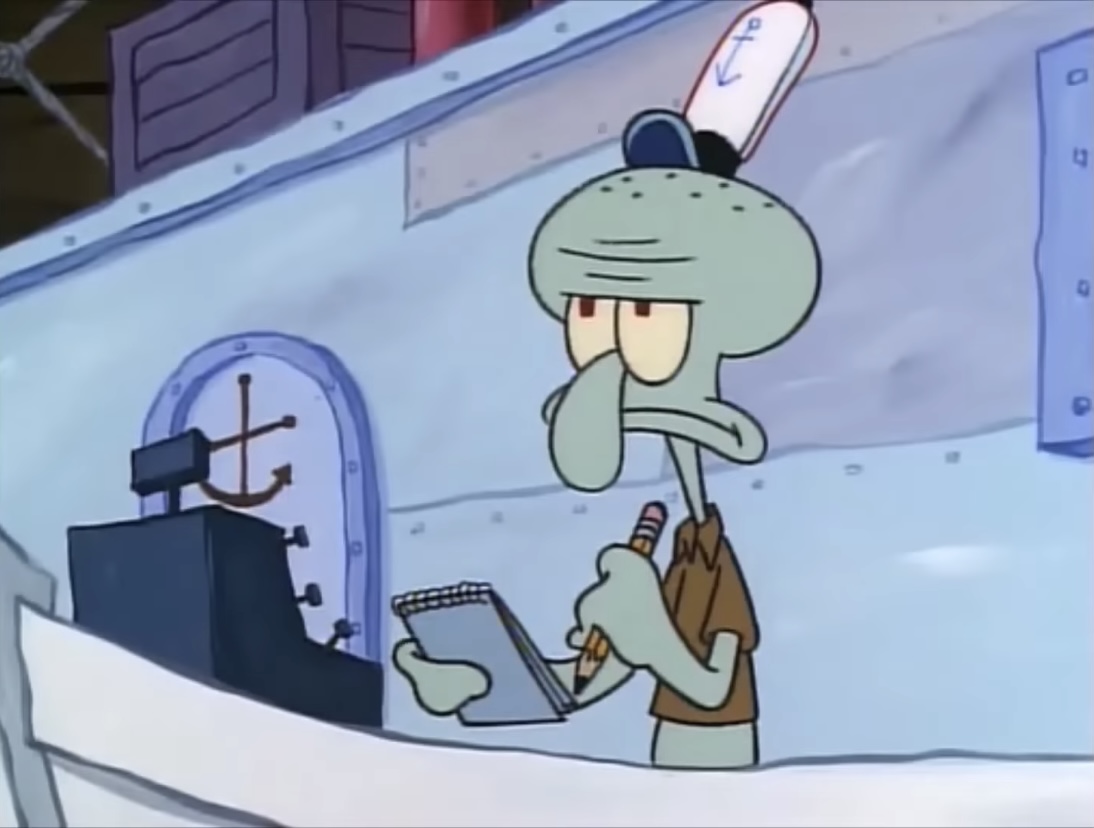Squidward Blank Meme Template