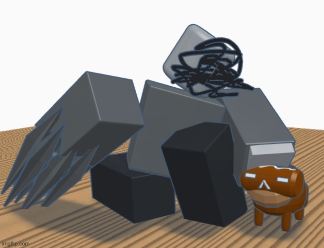 Even vengeful souls make time for small creatures [just lightening the lore for this john doe skin im working on] | made w/ Imgflip meme maker