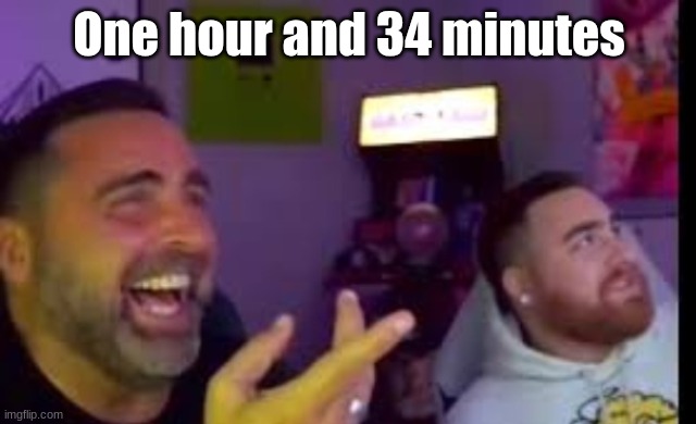 Los laughing (made by Bigjim998 copyright reserved) | One hour and 34 minutes | image tagged in los laughing made by bigjim998 copyright reserved | made w/ Imgflip meme maker
