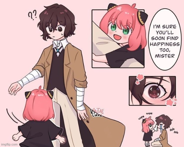 CALLING ALL DAZAI FANS (AND SIMPS!) ! I FOUND THIS WHILE SCROLLING PINTEREST! OPINIONS? | image tagged in memes,pinterest,funny,anime,hope you like it,oh wow are you actually reading these tags | made w/ Imgflip meme maker