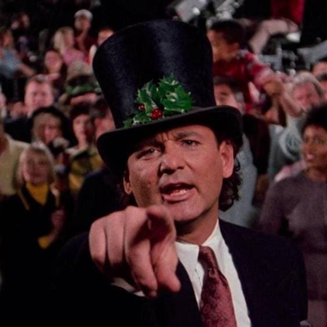 Scrooged Bill Murray Blank Meme Template