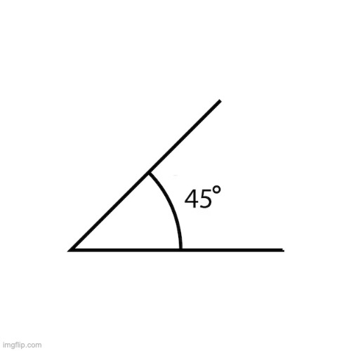 45 degree angle: | made w/ Imgflip meme maker