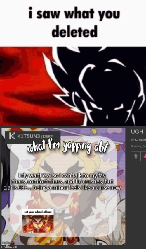 image tagged in i saw what you deleted | made w/ Imgflip meme maker