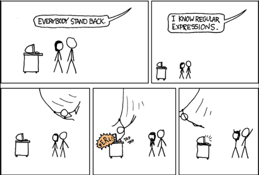 XKCD #208 - RegEx Hero Blank Meme Template