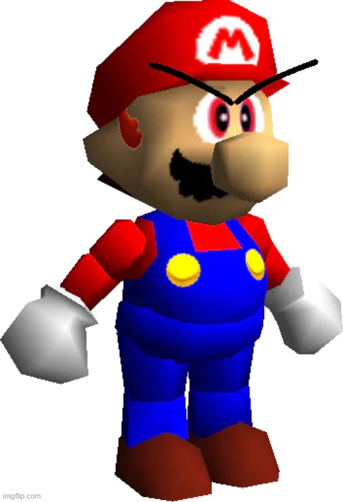 in beta mario 64, mario will not do a triple spin jump | made w/ Imgflip meme maker