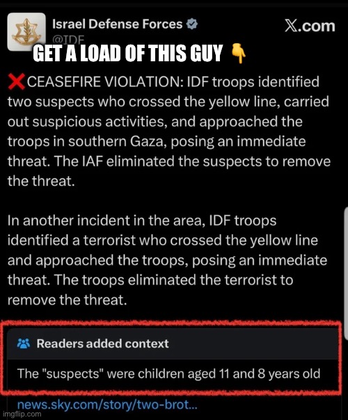 GET A LOAD OF THIS GUY 👇 | made w/ Imgflip meme maker