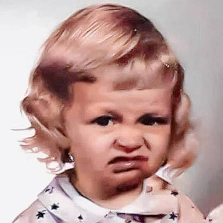 Disgusted girl Blank Meme Template